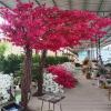 ESRADA Artificial Plum Tree Tall Fake Cherry Blossom Plants Large Faux Trees Artificial Silk Plants for Home Decor Indoor Outdoor Office Gift Ornaments 180cm view 3