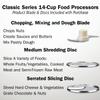 Cuisinart Food Processor 14-Cup Vegetable Chopper for Mincing, Dicing, Shredding, Puree & Kneading Dough, Stainless Steel, DFP-14BCNY & Baking Sheet, 17 Inch Sheet Pan for Baking, Bronze, AMB-17BSBZ view 3