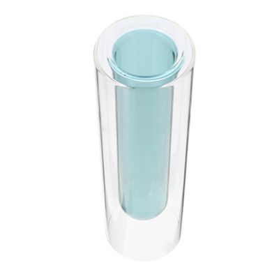 PRETYZOOM Unique Glass Plant Vase Double-Layer Test Tube Vase Decor for Indoor Plants