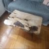 skilled hands Live Edge Hornbeam Coffee Table Center Table Rustic Coffee Table 36-40 inches view 1