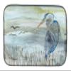 212 Main Blue Heron Watercolor Dish Drying Mat view 1