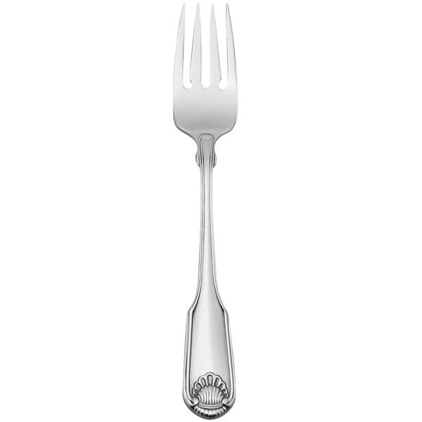 212 Main Classic Shell Stainless Steel Salad & Pastry Fork Silver