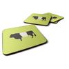 212 Main Belted Galloway Cow Green Foam Coaster, Set of 4 view 1