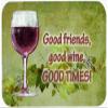 212 Main Good Friends, Good Wine, Good Times Glass Cutting Board - Large view 1