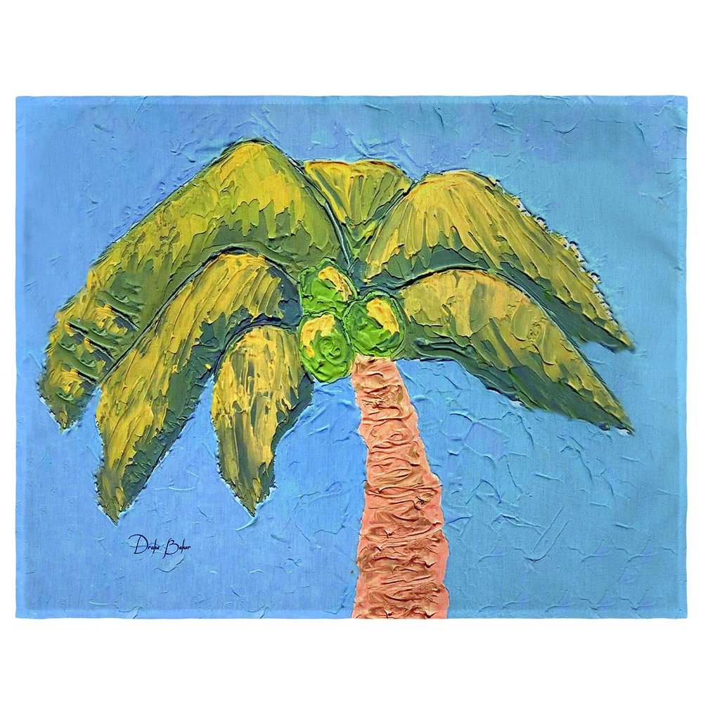 Betsy Drake Interiors s Palm Tree Place Mat Set of 4