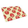 212 Main Watercolor Apples & Polkadots Glass Cutting Board Large view 1
