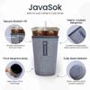 Sok It JavaSok Iced Coffee & Cold Soda Insulated Neoprene Cup Sleeve (Pastel Splendor, Small: 16-20oz) view 4