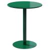 Antourlamm High Top Table, Round Side Table Coffee Table, Modern Kitchen Table with Large Metal Base, Space Saving Pub Cafe Dinner Room Compact Bistro Table Drink Table Snack Table (Size : 60x72cm) view 1