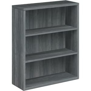 36 x 13.1 x 43.4 in. 10500 Series Sterling Ash Laminate Bookcase
