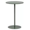 Antourlamm High Top Bar Table Round Indoor-Outdoor Bar Height Table Counter Height Pub Table Cocktail Table with Metal Base and Iron Top Small Sofa End Table Cocktail Bistro Table (Size : 40x50cm) view 1