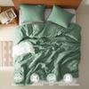 Comfort Spaces Sage Green Twin Duvet Cover Set - 2 Pieces Breathable Dotted Weave Texture Duvet Sets, Modern Farmhouse Boho Duvet Cover & Sham, All Season Twin Bed Set, Twin/Twin XL Green view 3