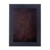 11x17 Black Shadowbox Frame - Shadow Box Frame Interior Size 11x17 by 15/16" Deep - Brown Acid-Free Suede Backing - Includes Shatter Resistant Acrylic, Backing, Hardware - Usable Depth: 11/16" view 2