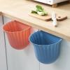 Hanging Kitchen Waste Bins Plastic Basket Hanging Trash Can Kitchen Waste Bin Garbage Bin Box Cabinet Door Wall Mounted Waste Bin for Bedroom Bathroom Office Camping Cupboard (#4) view 3