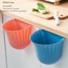 Hanging Kitchen Waste Bins Plastic Basket Hanging Trash Can Kitchen Waste Bin Garbage Bin Box Cabinet Door Wall Mounted Waste Bin for Bedroom Bathroom Office Camping Cupboard (#4) view 4