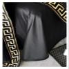 Bed, Vintage Gold Embroidery Duvet Cover Set Black 1000TC Egyptian Cotton Bedding Set Double Queen King 4Pcs Bed Sheet Pillowcases view 3
