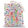 BWWKTOP Crochet Tote Bag - Crochet Lover Gift 'In My Crochet Era' Canvas Shoulder Bag for Knitting (CROCHET ERA) view 1