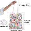 BWWKTOP Crochet Tote Bag - Crochet Lover Gift 'In My Crochet Era' Canvas Shoulder Bag for Knitting (CROCHET ERA) view 2