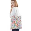 BWWKTOP Crochet Tote Bag - Crochet Lover Gift 'In My Crochet Era' Canvas Shoulder Bag for Knitting (CROCHET ERA) view 4