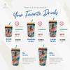 Sok It JavaSok Iced Coffee & Cold Soda Insulated Neoprene Cup Sleeve (Sunshine Slices, Medium: 22-28oz) view 3
