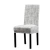 Holibanna Elastic Stretchy Chair Cover Removable Macaron Grey Protector for Dining Banquet and Office Use Fits Chairs Back Height and Easy to Clean and Install view 1