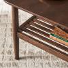 Coffee Table Bedside Small Table Modern Small Coffee Table Double-Layer Square Sofa Corner Table Living Room Bedroom Balcony Side Table Game Table view 4
