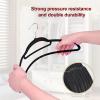 Clothes Hangers 20 Pack Anti-Slip Grooves 360 Swivel Hook Clothes Hangers Space Saving Hooks Hangets Clothing Hangers for Sling, Coats and Jackets (Color : E) view 4