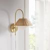 Gracie Mills Kash Serenity Rattan Weave Wall Sconce view 3