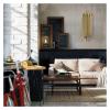 SteFik Polished Steel Gold Wall Sconce Lighting Home Decor Lighting Living Room Modern Wall Sconce,Pendant view 3