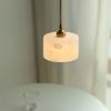 SteFik - Marble Shade Pendant Lamp E27 1- Lamp Modern - Brass Hanging Light Bar Counter Island Bedside Decoration Suspended Chandelier Indoor Lighting Fixtures,Pendant view 2