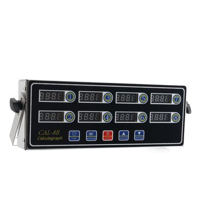 Lfhelper Commercial 8 Channel Kitchen Timer Restaurant Digital Timers for Cooking, Deep Fryer Timer Food Cooking Professional Loud Alarm Cooking Reminder for Food Truck Fryer Bakery Pizza Coffee