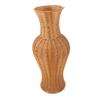 Holibanna Extra Large Floor Vase Decor Flower Vase Imitation Rattan Simple Design