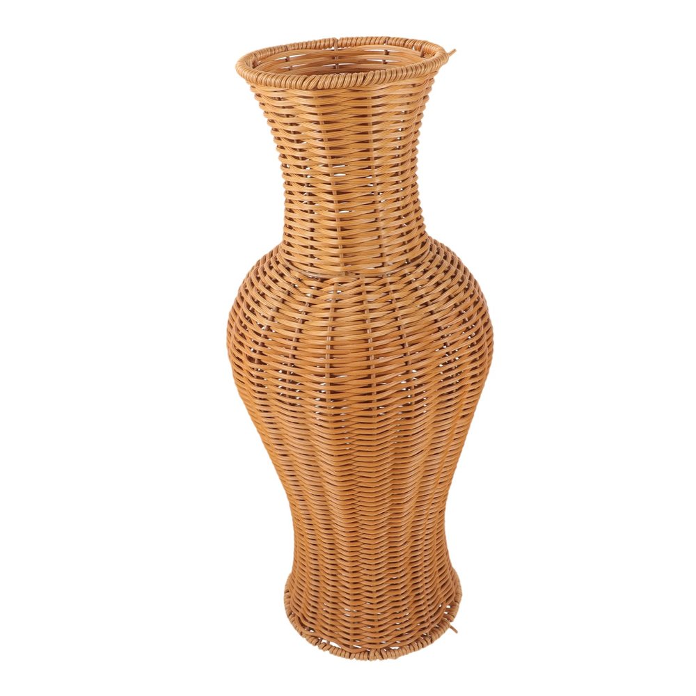 Holibanna Extra Large Floor Vase Decor Flower Vase Imitation Rattan Simple Design