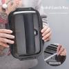 Black Divided Lunch Box 304 Stainless Steel Lunch Bento 3 Compartment Food Container with Sealed Lid for Outdoor Office Canteen view 4