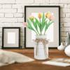 Zerodeko Vintage Milk Jug Iron Flower Vase European Style Room Dried Flower Container view 4
