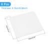 uxcell Silicone Tub Stopper Floor Drain Cover, 6 x 6inch Anti-Odor Bathtub Drain Mat Plugs Sewer Stopper for Kitchen Bathroom Balcony, Square White 6Pcs view 2