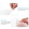 uxcell Silicone Tub Stopper Floor Drain Cover, 6 x 6inch Anti-Odor Bathtub Drain Mat Plugs Sewer Stopper for Kitchen Bathroom Balcony, Square White 6Pcs view 3
