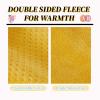 XHCTNN Waffle Throw Blanket, Lightweight Soft Cozy Knitted Throw All Season - Warm Milk Velvet Waffle Throw Home Decoration for Bed Sofa Couch and Travel(D,100 * 150cm/39 * 59") view 2