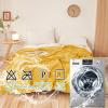 XHCTNN Waffle Throw Blanket, Lightweight Soft Cozy Knitted Throw All Season - Warm Milk Velvet Waffle Throw Home Decoration for Bed Sofa Couch and Travel(D,100 * 150cm/39 * 59") view 4