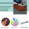 RUANLOV Heavy Duty Wall Mounted Folding Table, Wall Mounted Desk, Drop Down Table,Folding Table, Floating Desk, Folding Shelf Brackets, Laundry Table for Folding Clothes (A 120x40cm) view 2