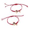 SHERCHPRY 4pcs Chinese Style Blessing Bracelets Woven Hand Ropes for Year Valentine Day Red for Women Girls Attractive Design Easy to Wear for Celebrations view 1