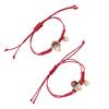 SHERCHPRY 4pcs Chinese Style Blessing Bracelets Woven Hand Ropes for Year Valentine Day Red for Women Girls Attractive Design Easy to Wear for Celebrations view 2