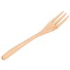 Fruit Salad Fork, Compact and Portable Wood Long Handle Lunch Dessert Fork Kitchen Cutlery for Office Outdoor view 2