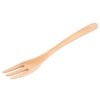 Fruit Salad Fork, Compact and Portable Wood Long Handle Lunch Dessert Fork Kitchen Cutlery for Office Outdoor view 3