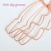 Gold Strong Metal Hangers 20 Pack, Gold Clothes Hangers with Non-Slip Shoulder Grooves, Standard Suit Hangers for Jacket, Shirt, Dress (Color : B) view 3