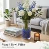 DomeStar 1LB Glass Marbles Bulk, Marbles for Vases 0.63 Inch Vase Fillers Dark Blue Glass Beads for Home Decor view 3