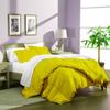 SPRINGSTONE BEDDING Ultra Soft 600 Series 3 Pieces Egyptian Cotton Goose Down Alternative Warm Comforter Set (Comforter + 2 Pillowcases) 400 GSM Quilt Duvet Insert Over-Size King Yellow 98'' x 120'' view 4
