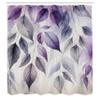 Ambesonne Purple Shower Curtain, Cascade of Leaves in a Cold Windy Morning Monochromatic Pastel Tones, Cloth Fabric Bathroom Decor Set with Hooks, 69" W x 70" L, Coconut Quartz and Lilac view 4