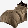 SPRINGSTONE BEDDING Ultra Soft 600 Series 3 Pieces Egyptian Cotton Goose Down Alternative Warm Comforter Set (Comforter + 2 Pillowcases) 400 GSM Quilt Duvet Insert Over-Size King Taupe 98'' x 120'' view 1