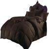 SPRINGSTONE BEDDING Ultra Soft 600 Series 3 Pieces Egyptian Cotton Goose Down Alternative Warm Comforter Set (Comforter + 2 Pillowcases) 400 GSM Quilt Duvet Insert King XL Coffee Brown 92'' x 106'' view 1
