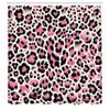 Ambesonne Pink Shower Curtain, Classic Leopard Skin Pattern with Rose Tone Ornate Abstract Art Wild Nature, Cloth Fabric Bathroom Decor Set with Hooks, 69" W x 84" L, Blush Dark Grey Ivory view 4
